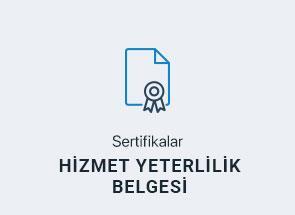 Hizmet Yeterlilik Belgesi